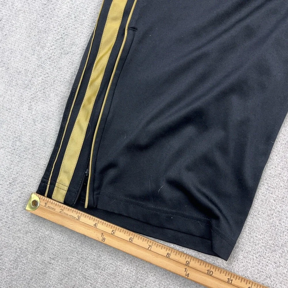 Nike Sweatpants Men XL Black Gold Jogger Sweats Baggy VTG Y2K Dazzle Shinny
